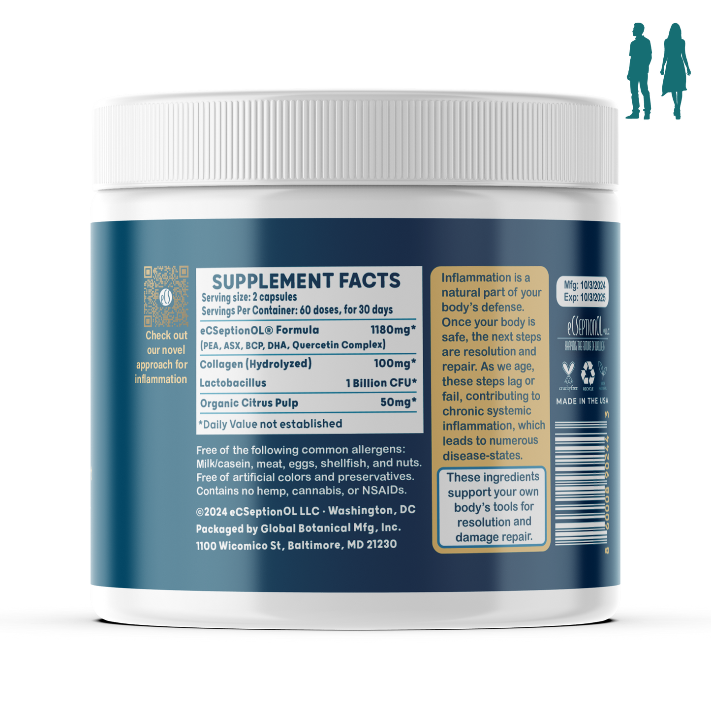 eCSeptionOL Inflammation Resolution Support Capsules