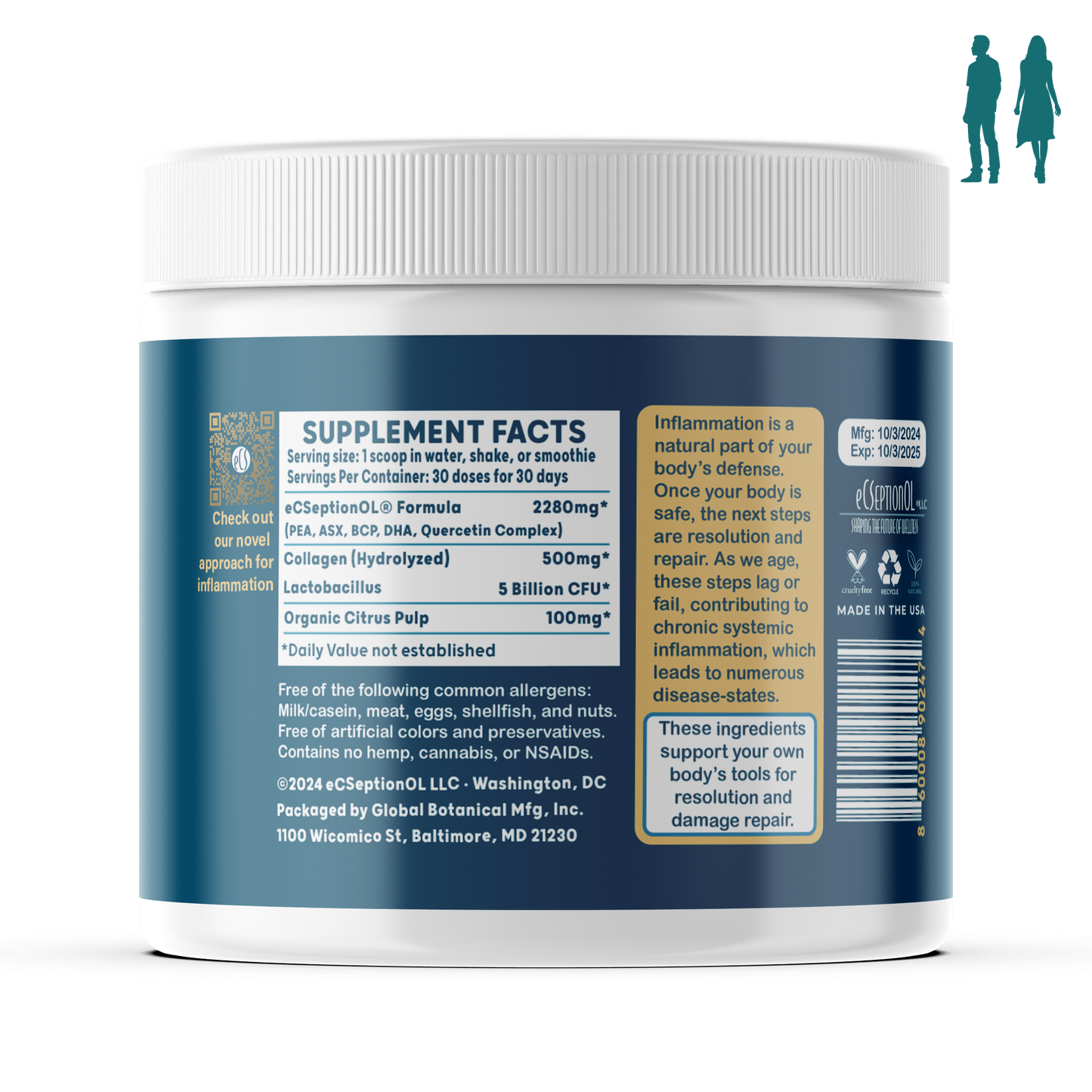 eCSeptionOL Inflammation Resolution Support Powder